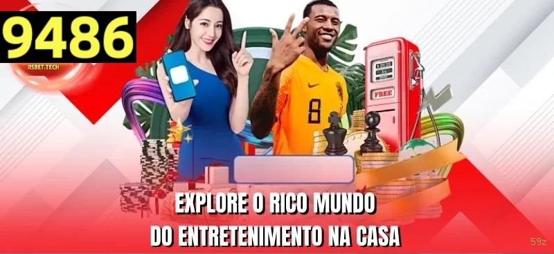 Imagem promocional da experiência de game da 59z
